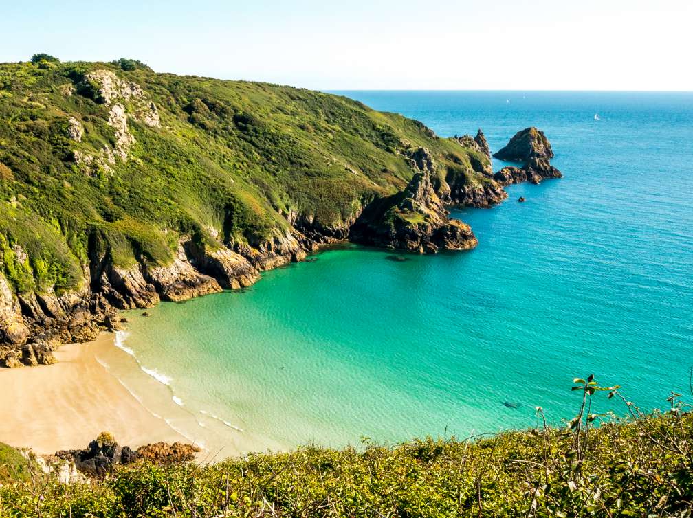 Petit Port Beach, St Martin in Guernsey