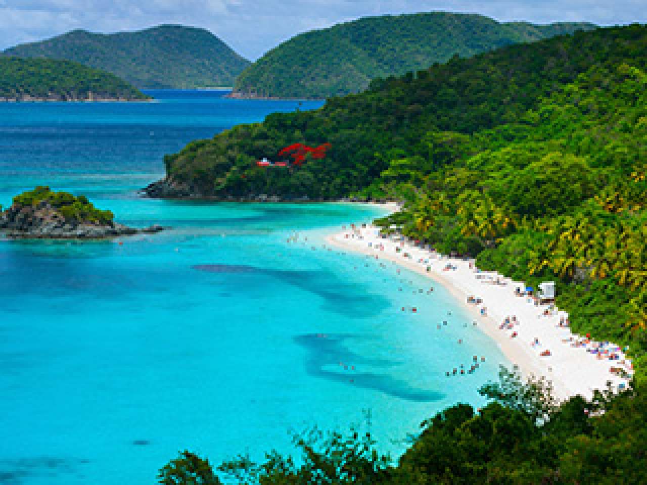 Beach on St John's Island