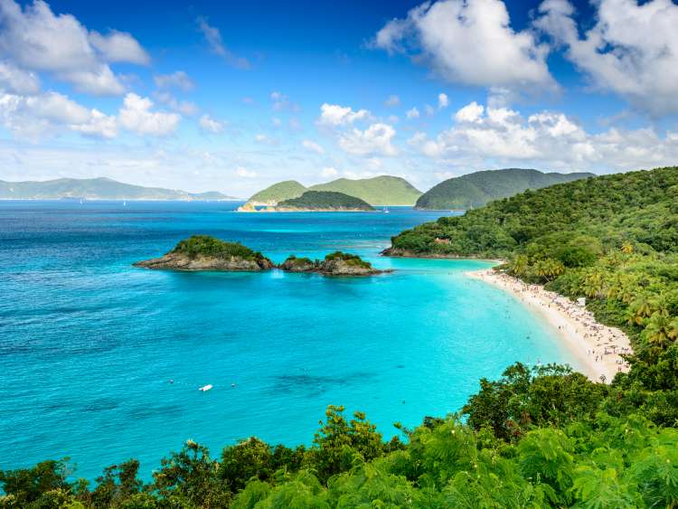 Beach on St John's Island