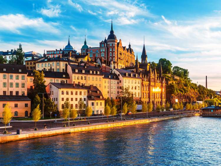 Södermalm district in Stockholm, Sweden