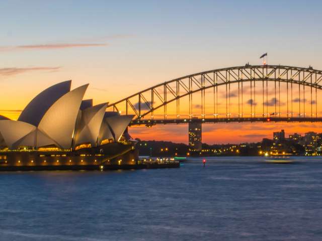 Sydney Opera House and Harbour Bridge, Australia