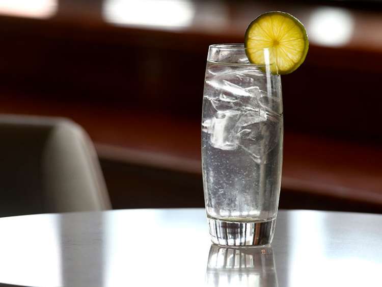 Drink served at the East Bar 