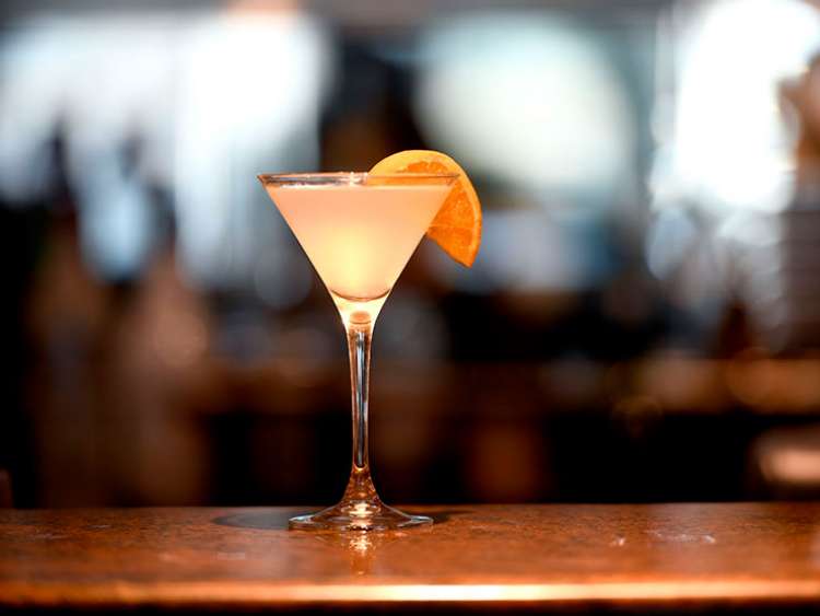 Drink served at White Lady bar