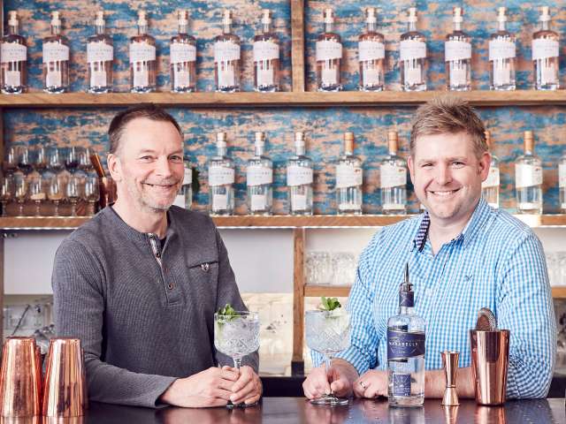 The creators of Marabelle Gin in their distillery