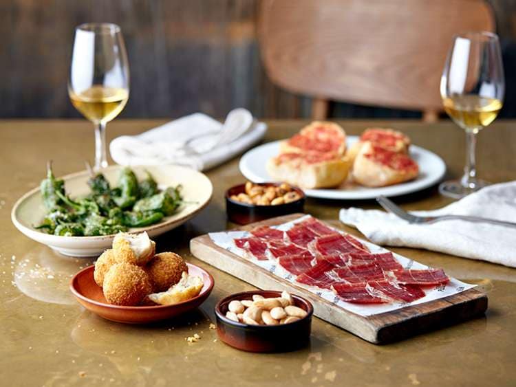 Tapas at the Glass House on board P&O Cruises ships