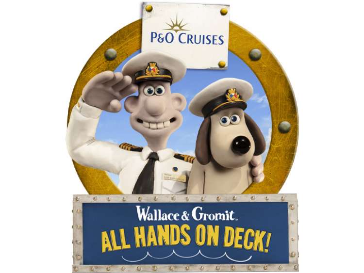 Wallace and Gromit and Shaun the Sheep on board P&O Cruises ships