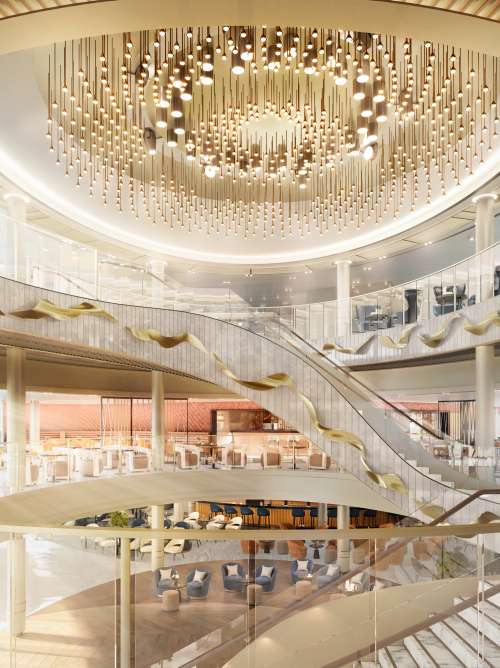 P&O Cruises Arvia Grand Atrium