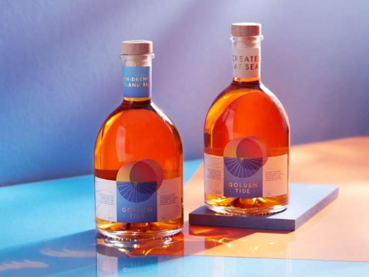 Golden tide Rum by Tidal Rum and P&O Cruises