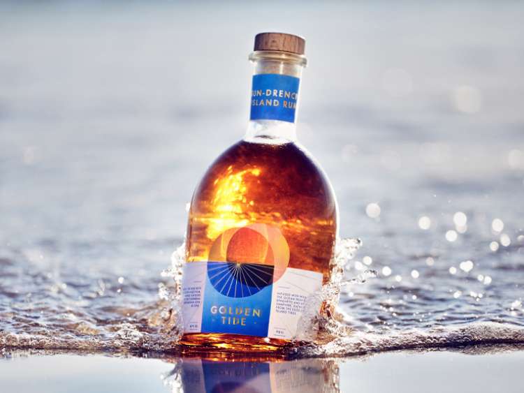 Golden tide Rum by Tidal Rum and P&O Cruises