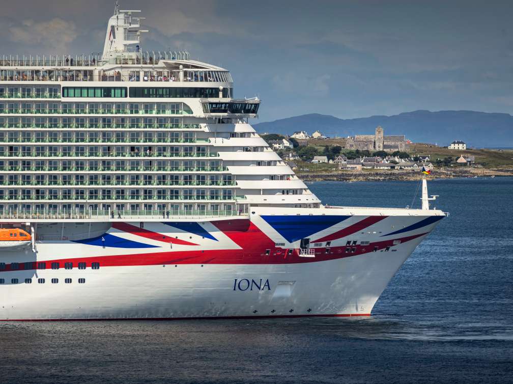 Immediate release: Monday August 9, 2021 - Editorial free to use image
A new era in travel as P&O Cruises Iona makes maiden voyage to namesake island
Britains largest and most environmentally-friendly cruise ship, P&O Cruises Iona, has embarked on its maiden voyage visiting its Scottish namesake island with a fireworks display tonight as the highlight of celebrations.
P&O Cruises President Paul Ludlow said: 
Ionas maiden voyage is the start of a new era in travel as Britains most environmentally-friendly cruise ship, the first in the country powered by liquefied natural gas, sets sail.
For this special maiden voyage we wanted to bring guests to the island of Iona which has influenced many aspects of the ship  the sense of space in the SkyDome through to our gin still named Columba, the heather in our Marabelle gin distilled on board, and, of course, its name.
Ionas first-ever cruise is currently sailing around the UK coast for seven nights, having departed the home port of Southampton on August 7, 2021.
The ship is at anchor adjacent to the island of Iona ahead of commencing scenic cruising around the Isle of Colonsay, Lochbuie, Duart Castle, Tobermory, Bac Mòr, Fingals Cave, Sound of Jura, Claggain Bay, Mull of Kintyre and Sanda Island.
Iona features the first gin still on a cruise ship, created in association with Salcombe Gin, distilling tailor made spirit on board. The gins maiden production will take place in Ionas custom-made still and will be distilled, bottled and labelled on board.
Gary Barlow is music director of Ionas 710 Club. This atmospheric late-night music venue will offer an opportunity for up-and-coming musicians to get their break.
Spectacular aerial shows have also been especially devised for Iona, the brainchild of Canadian entertainment company Creativiva. The ships stunning design, featuring a two-deck glass SkyDome, has been the inspiration for one of the shows, Rise, created to re