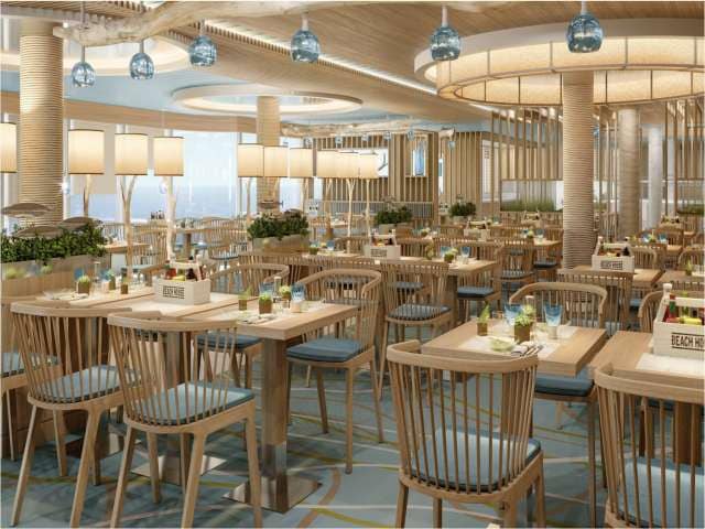 Horizon Restaurant on board P&O Cruises ships  