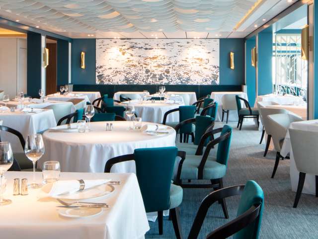 Epicurean restaurant on board P&O Cruises ships 