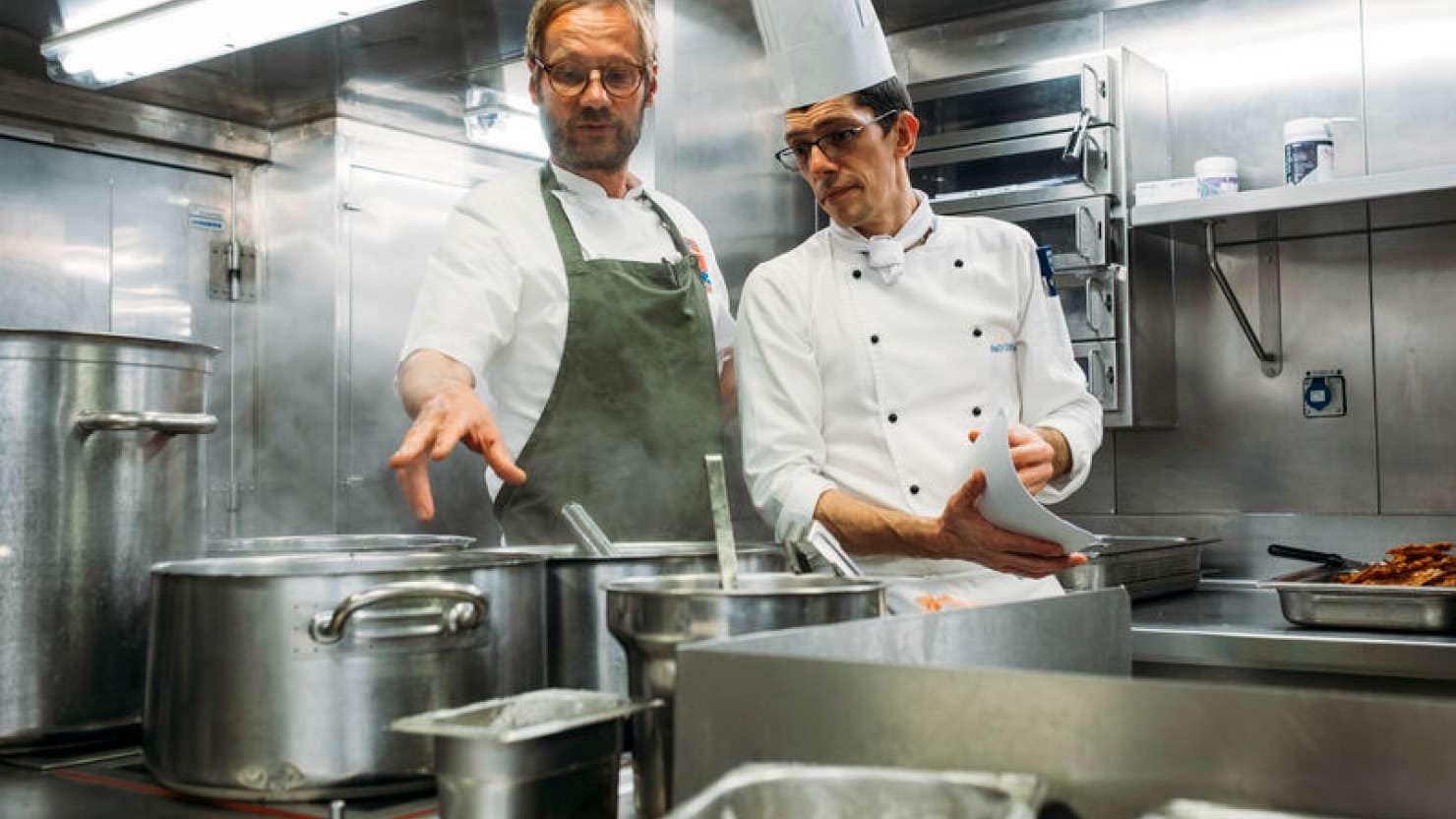 Kjartan Skjelde, Norwegian P&O Food hero and Chef on board Iona, whilst on a Norwegian Ffjord cruise.