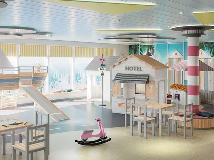 Splashers (for 2-4 year olds) Children's Club on P&O Cruises ship Iona