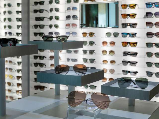 Sunglasses shop on-board