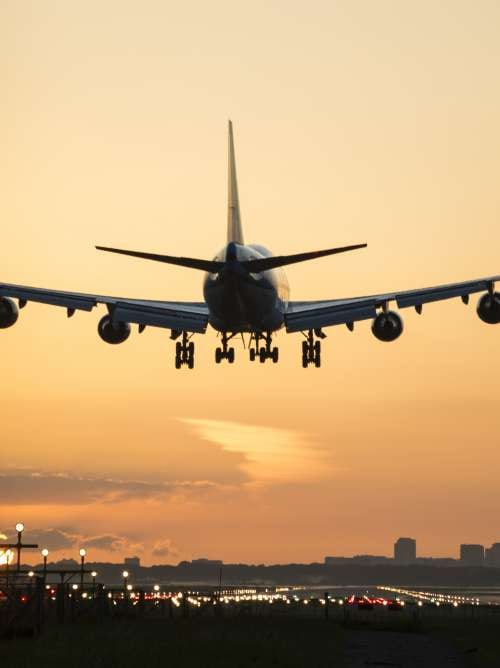 Silhouette from an airplane, photo taken during sunrise.; Shutterstock ID 281338112; project: Marketing; job: Content Marketing; client: PO Cruises; other: 