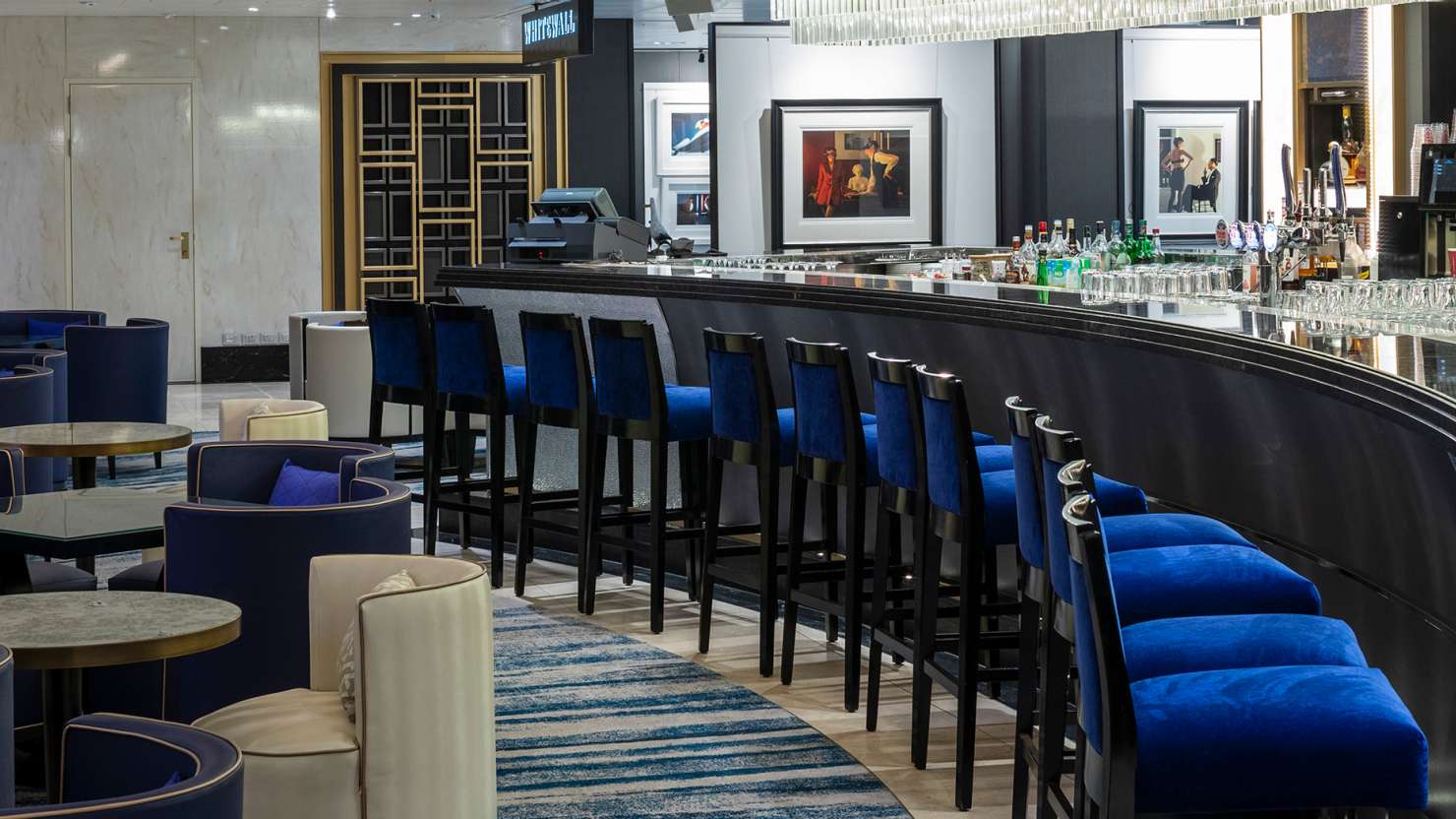 Britannia refit Atrium Bar