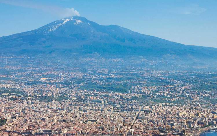 mountainside in Catania