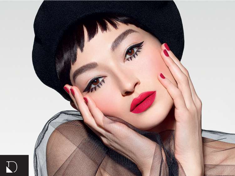 Model for Diego dalla Palma, skincare brand