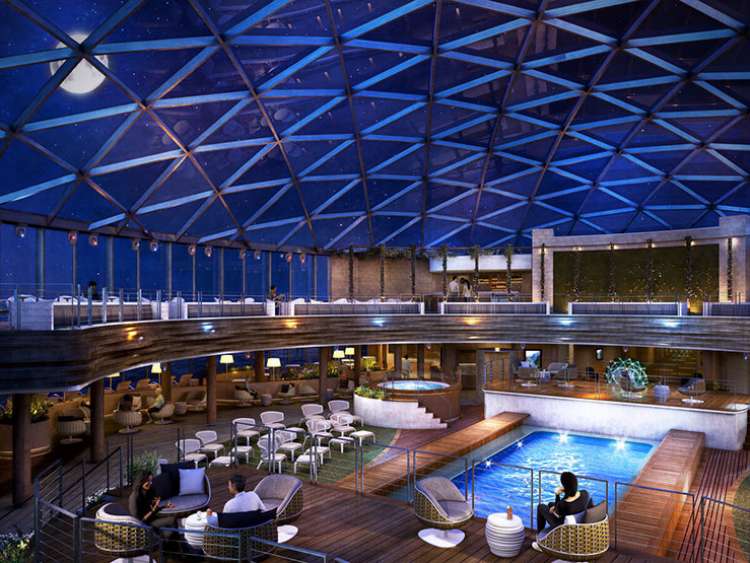 Skydome at night 