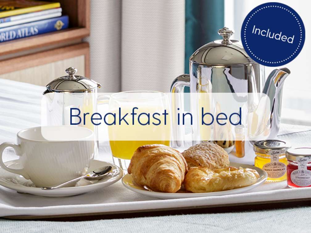 Breakfast in bed on board P&O Cruises ships