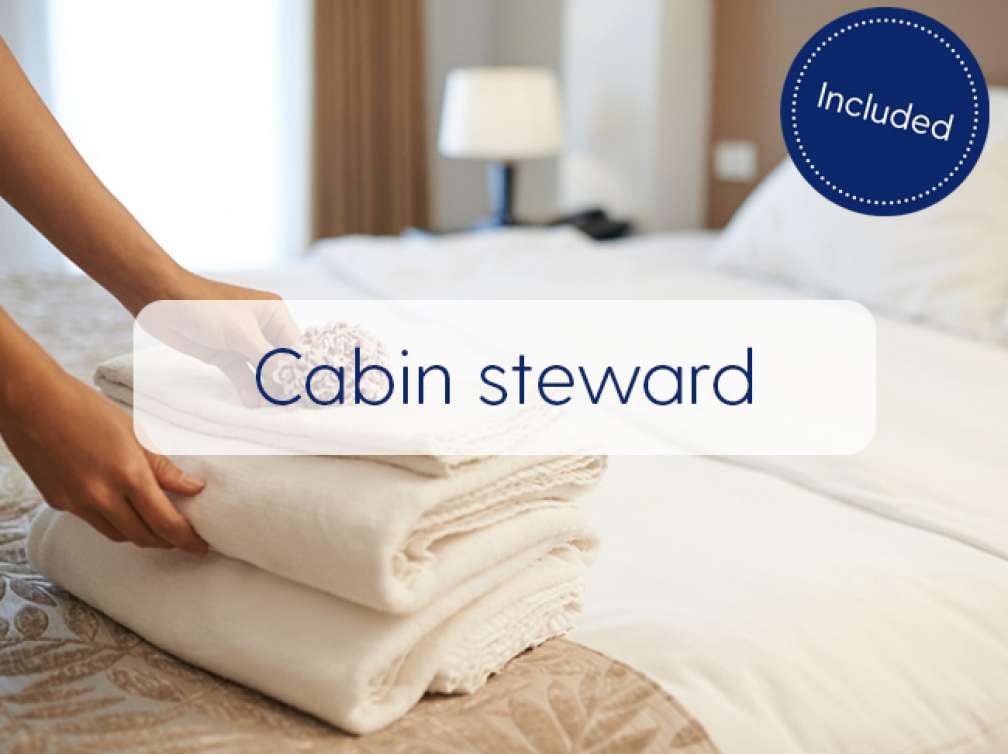 Cabin steward included on board P&O Cruises ships