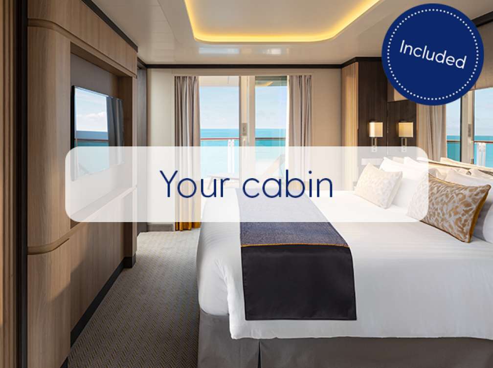 Cabin on board P&O Cruises ships