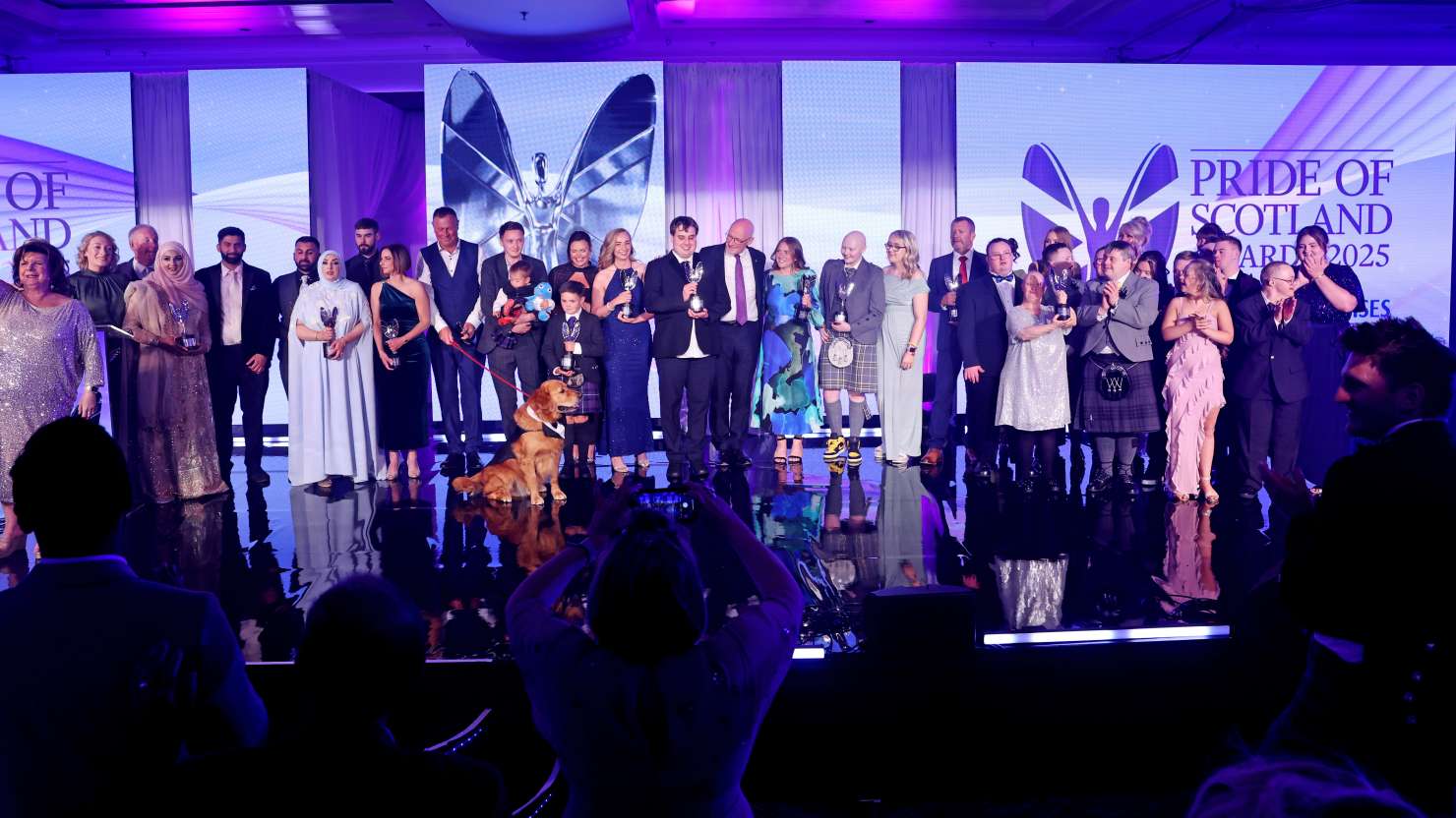 GLASGOW SCOTLAND - Pride of Scotland Awards 2025 at the Hilton Hotel Glasgow.

Ups and Downs Theatre Group

P&O CRUISES INSPIRATION
AWARD

Theatre group for children and young people
with Down’s syndrome and their siblings
which has been making a difference for three
decades