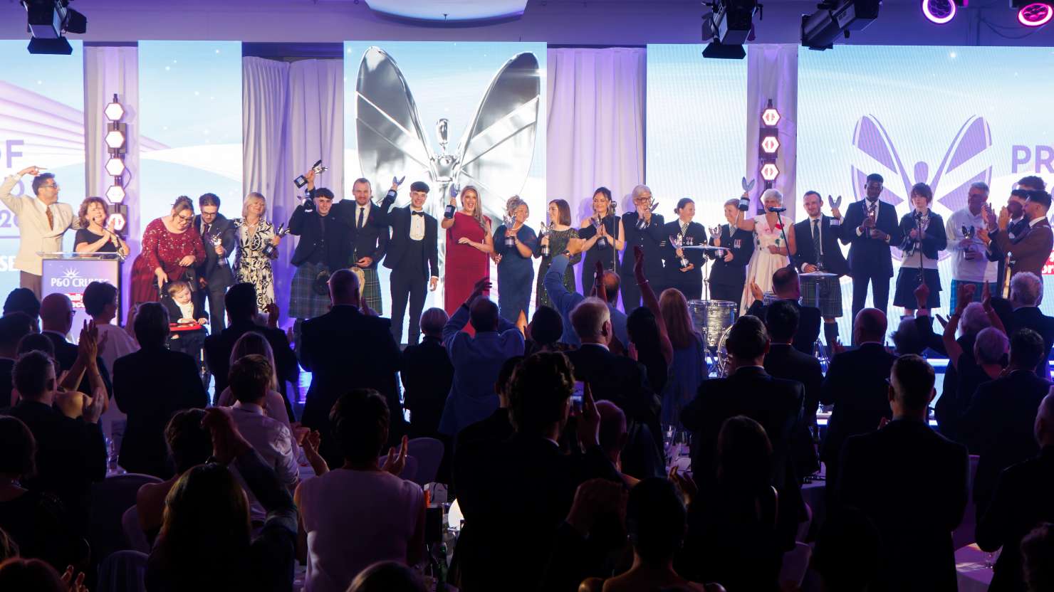 2026 Pride of Scotland Awards
Glasgow Hilton Hotel 
Pic shows : all winners on stage 