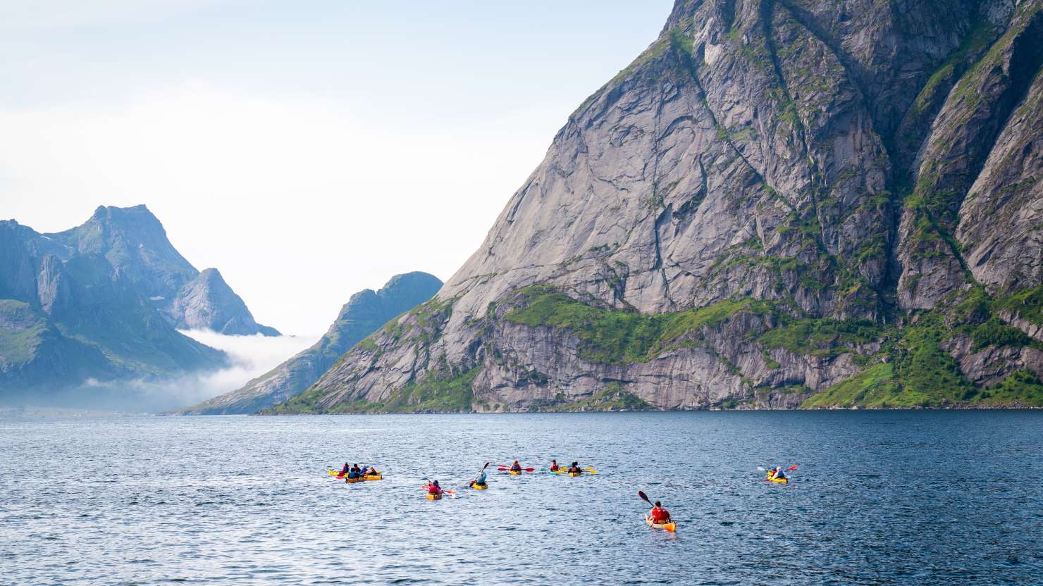 Kayak tour, Norway
