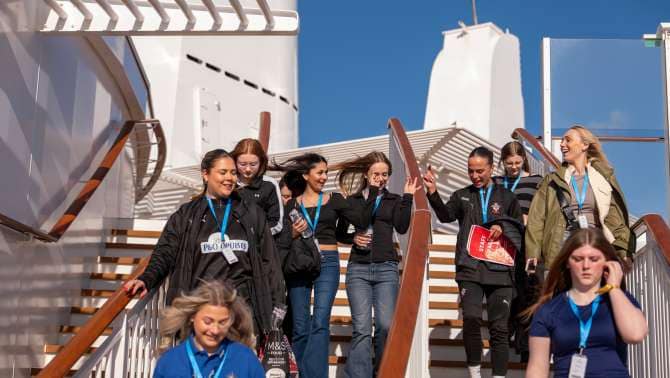 Empowering girls and celebrating crew on International Women’s Day 