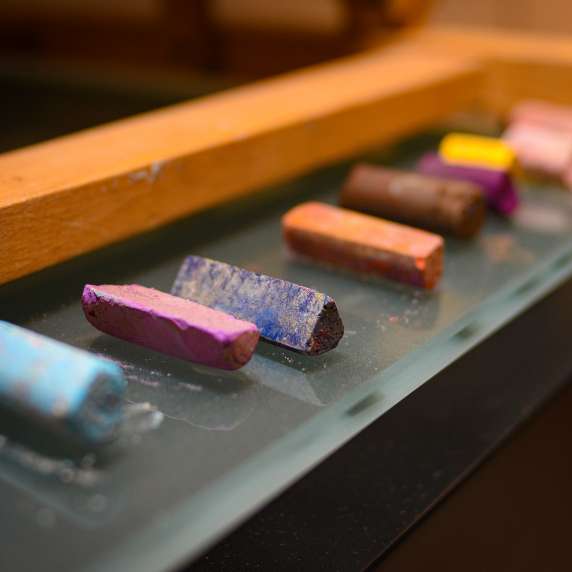 Flexible - coloured chalk