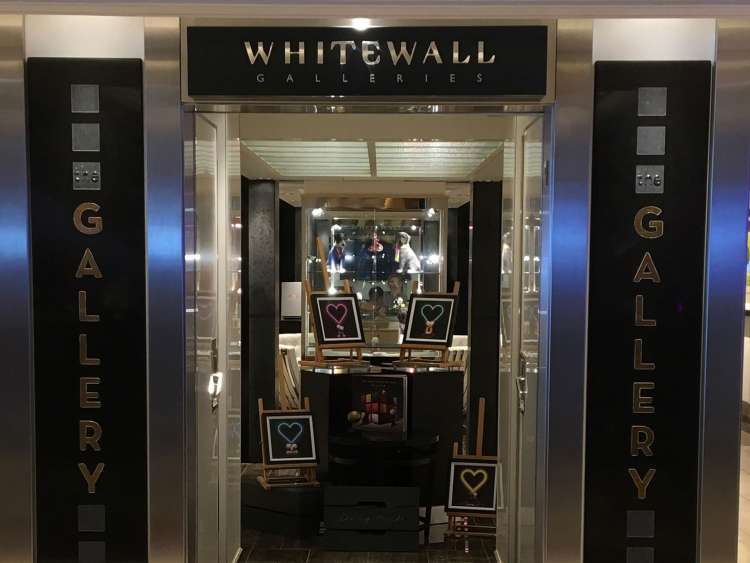 Art Gallery Events with Whitewall Galleries P&O Cruises
