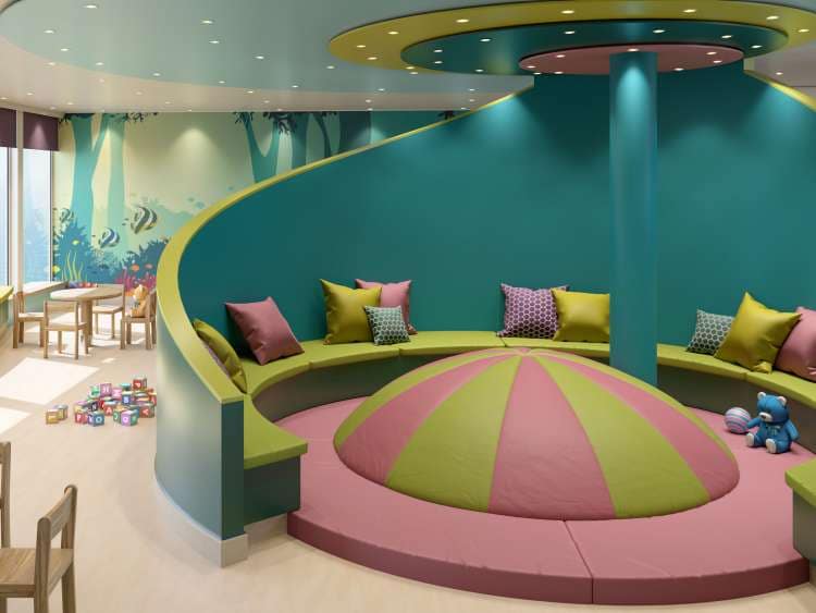 Nursery on board P&O Cruises ship Iona