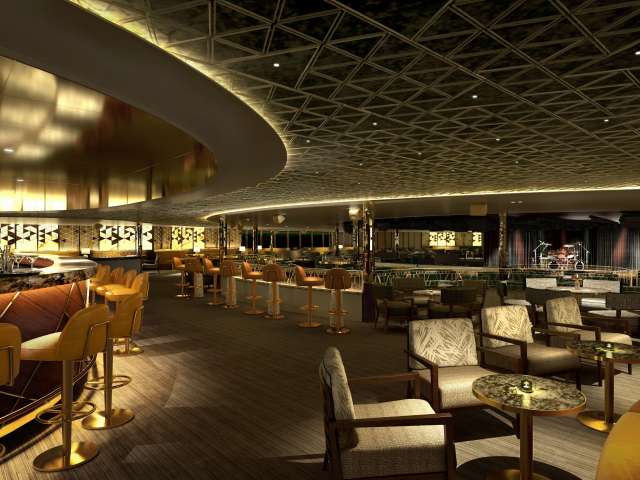 The Club House on P&O Cruises ship Iona