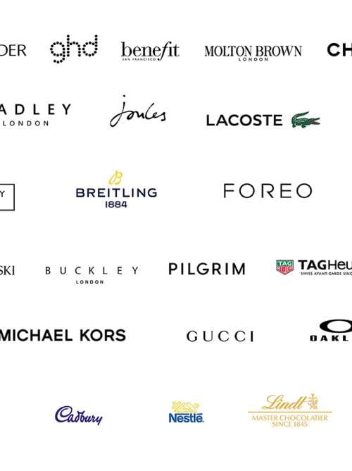 Logo's of retail brands