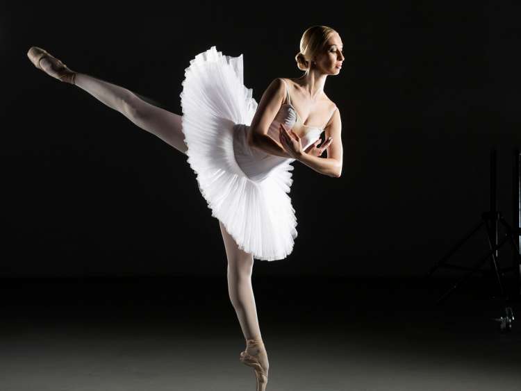 Ballerina posing 