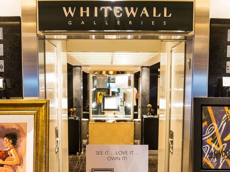 Art gallery P&O Cruises