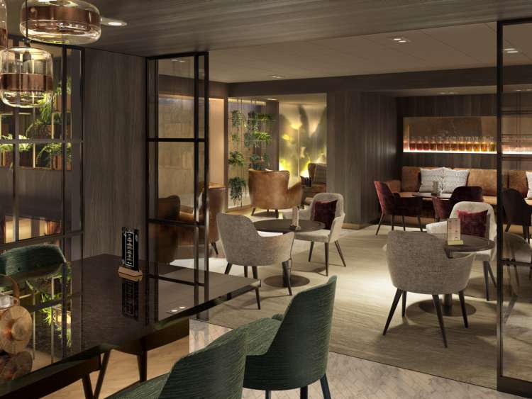 Anderson's bar on board Arvia