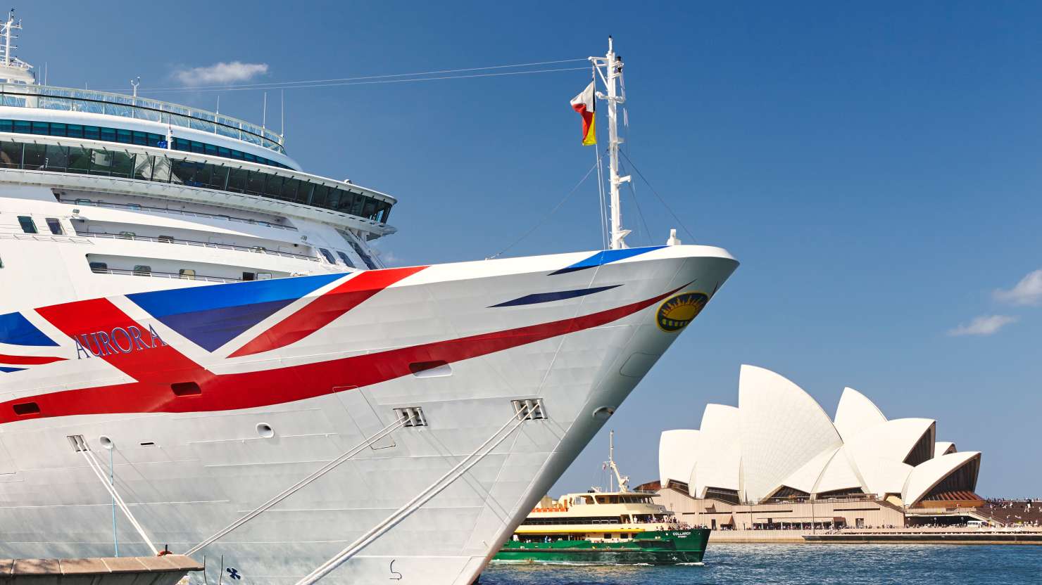 Aurora docked in Sydney