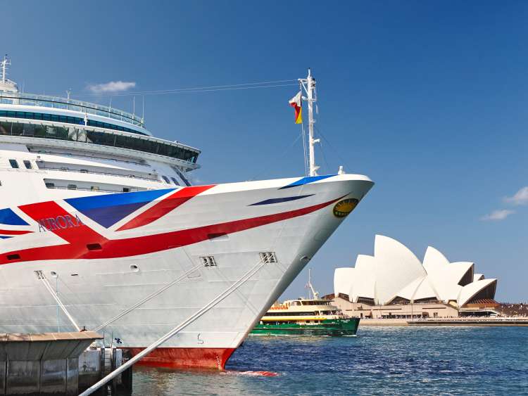 Aurora docked in Sydney