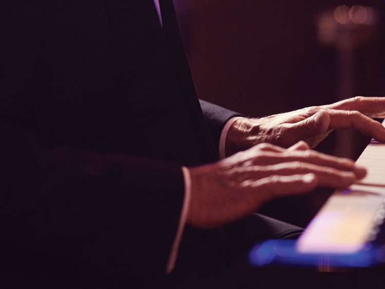 Man on piano