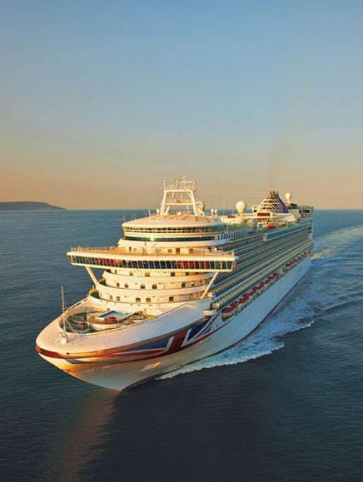 p&o cruises fly cruise