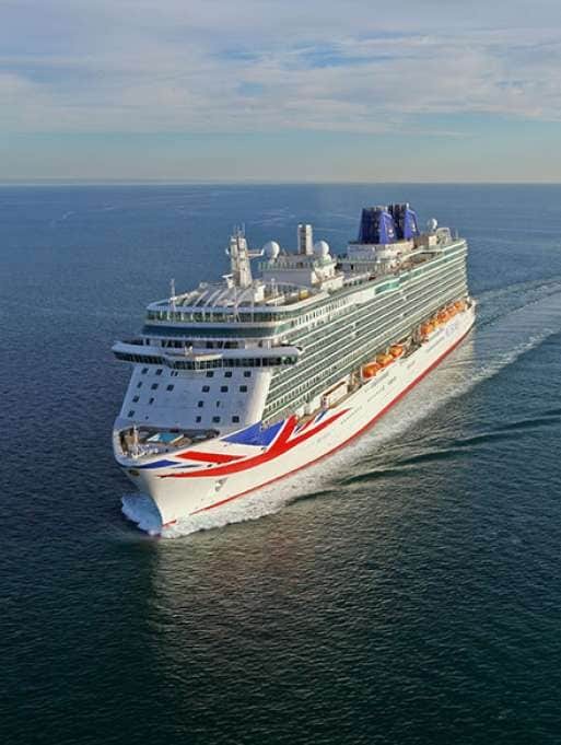 p&o cruises fly cruise