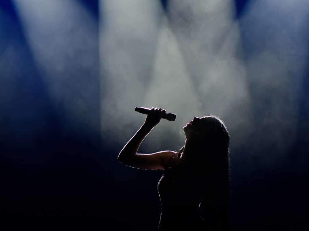 Singer in limelight club