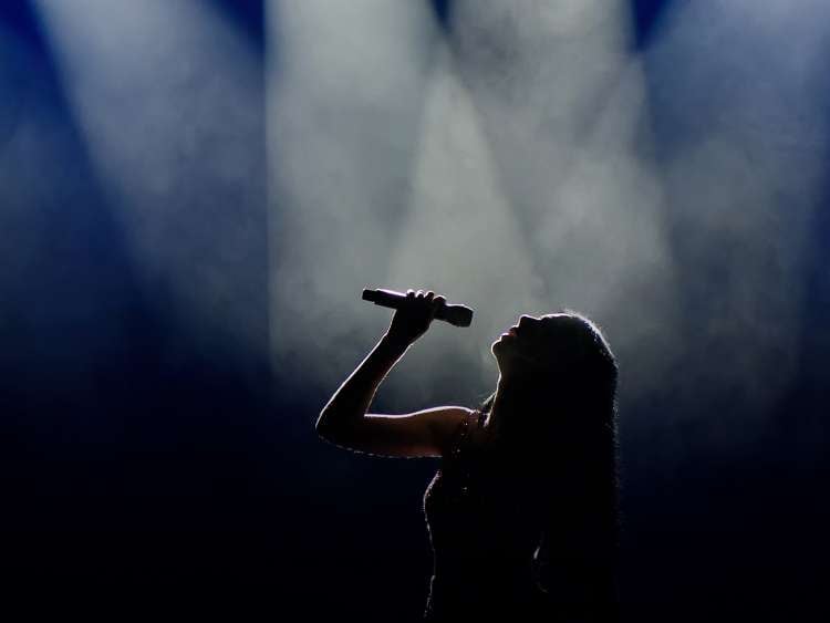 Singer in limelight club