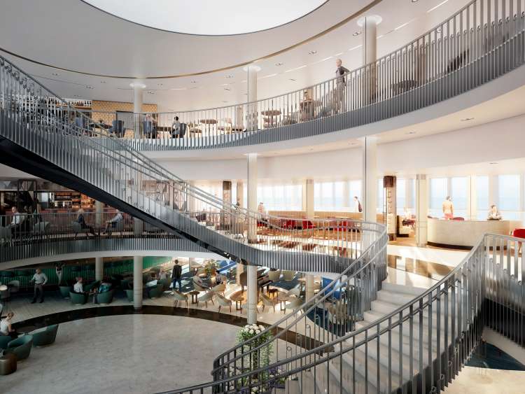 P&O Cruises Iona atrium