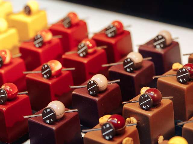 Image of chocolate bites in Bruge