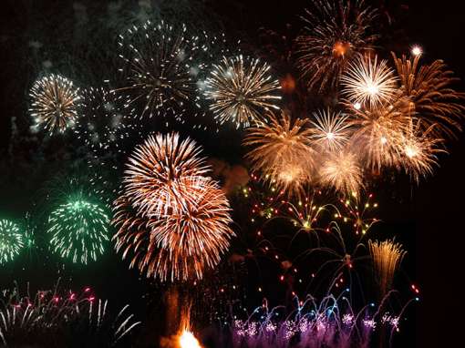fireworks in Madeira Island
