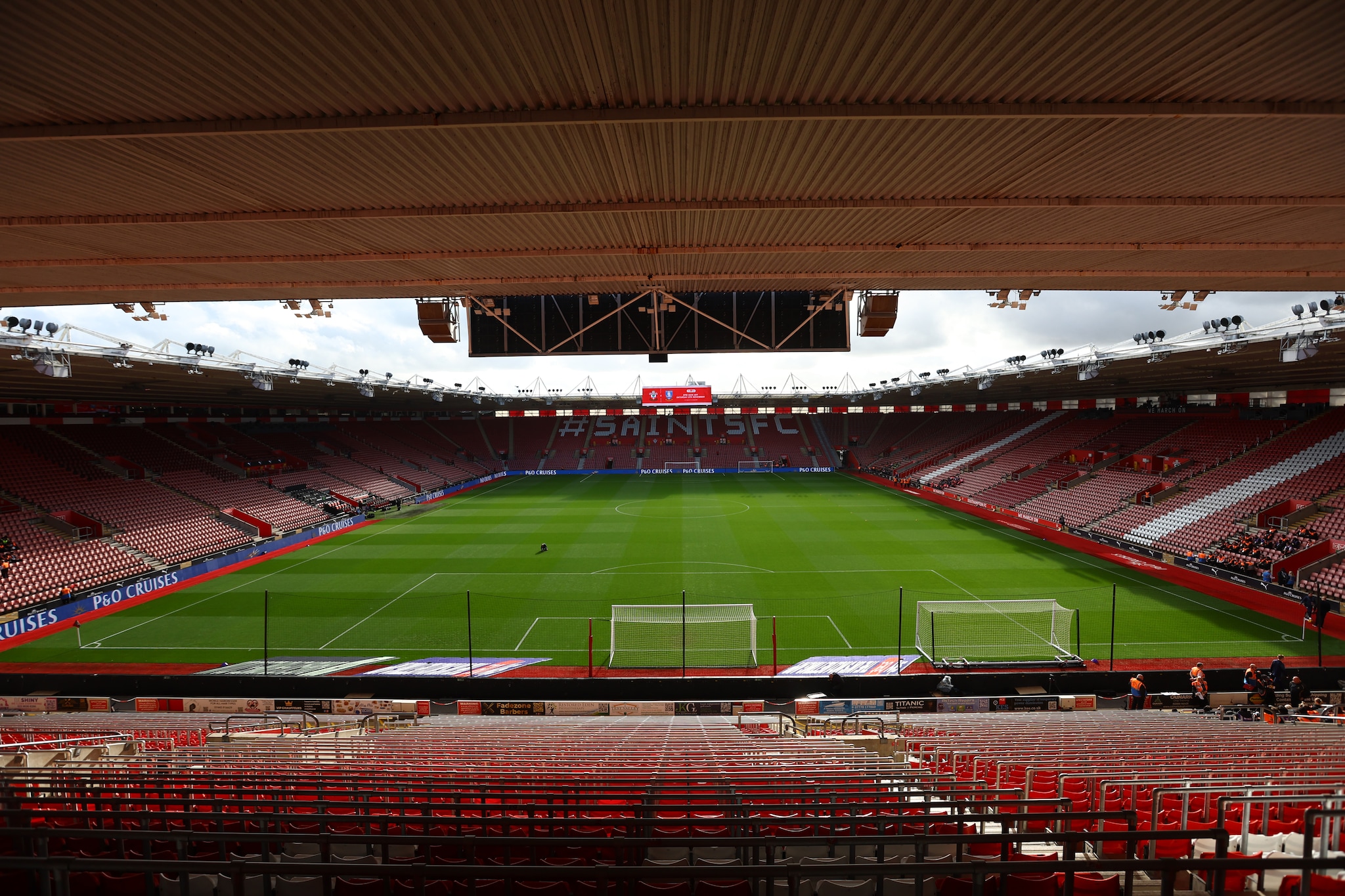 SOUTHAMPTON, ENGLAND - NOVEMBER 08: A general view ahead of the Sky Bet Championship match between Southampton and Sheffield Wednesday at St Mary's Stadium on November 08, 2025 in Southampton, England. (Photo by Matt Watson/Southampton FC via Getty Images)